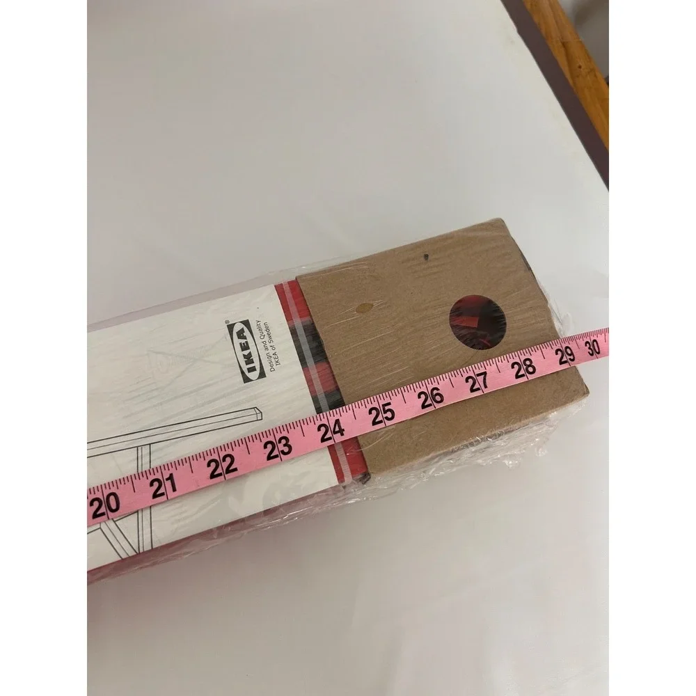 Set of 2‎ IKEA LERBERG Trestle Hilver Table Legs Only Red Steel 504.736.38